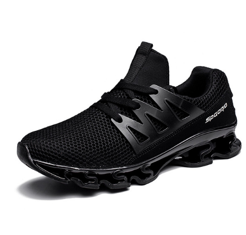 Outdoor Sport Men Running Shoes Black Gray Khaki Blade Cushioning Breathable Walking Shoes Gym Lightweight 2021 Trends Sneakers