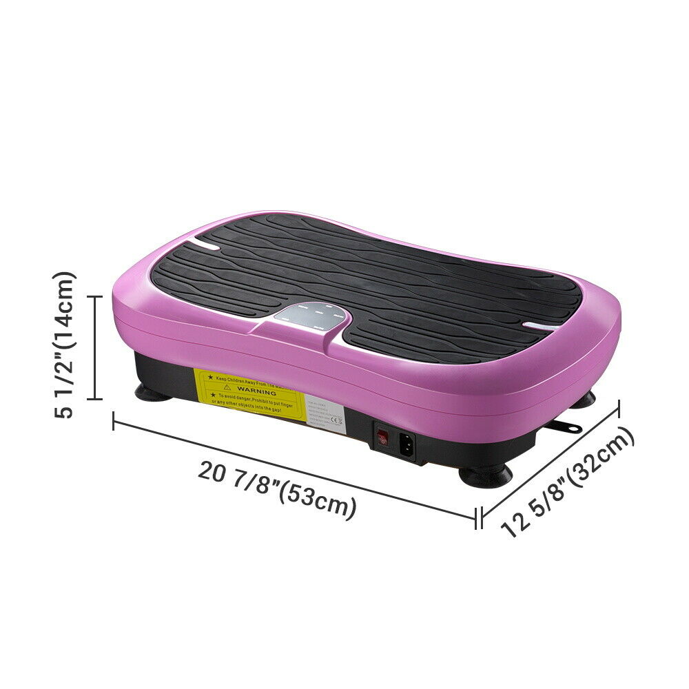 Vibration Plate Crazy Fitness Platform Body Shaker Machine Exercise Home Gym