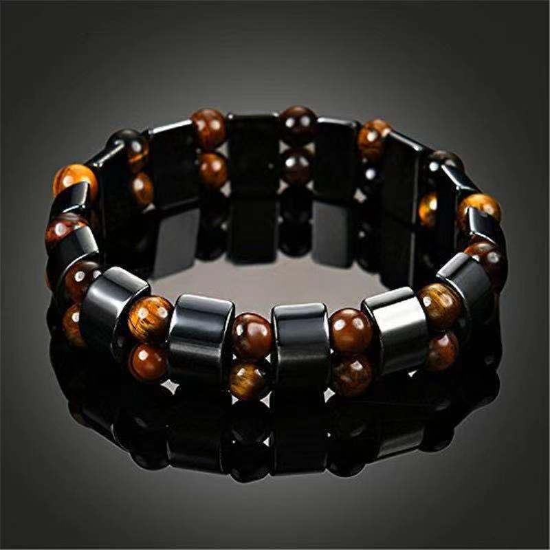 Personality Black Gall Eye Stone Tiger Stone Exquisite Bracelet Magnetic