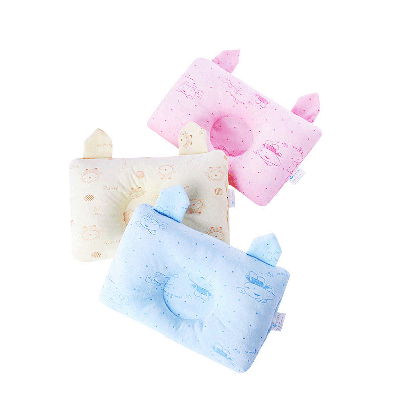 Yulan Beiji baby shaped pillow correction of baby deflection prevention pillow adjustable flat head cartoon pillow