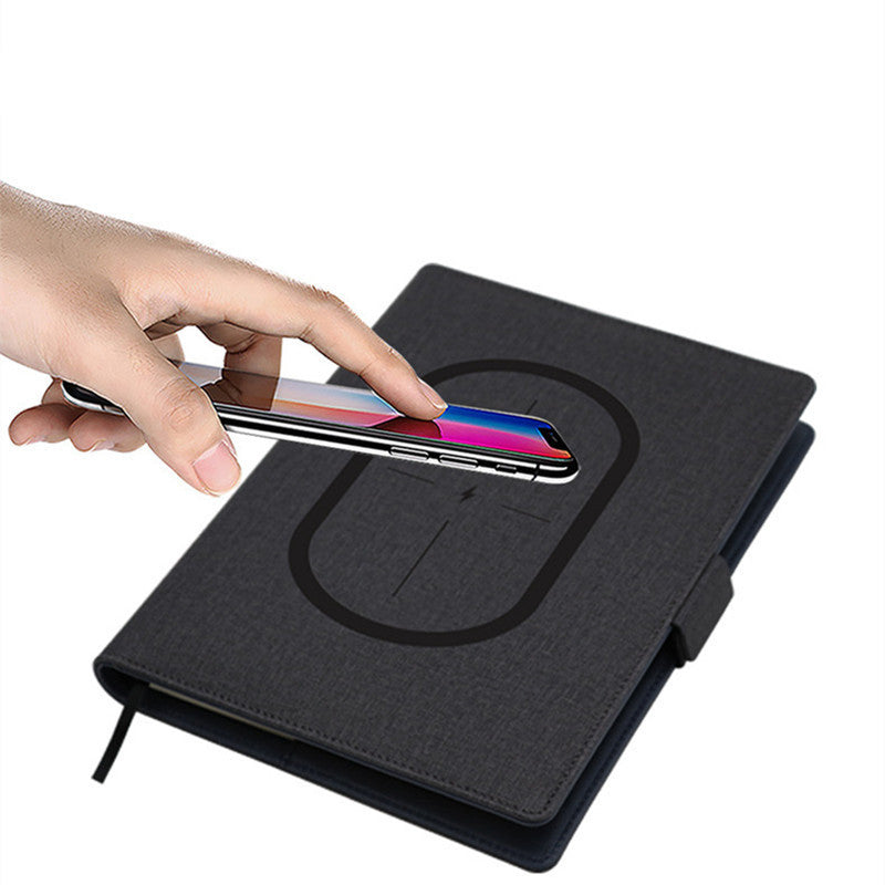 Multifunctional wireless charging notebook