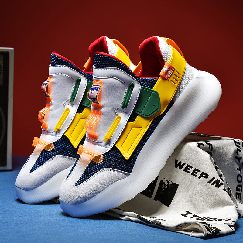 Men's thick-soled sports shoes