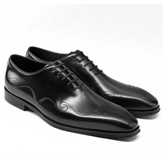 Men's Business Formal Wear First Layer Cowhide Men's Shoes