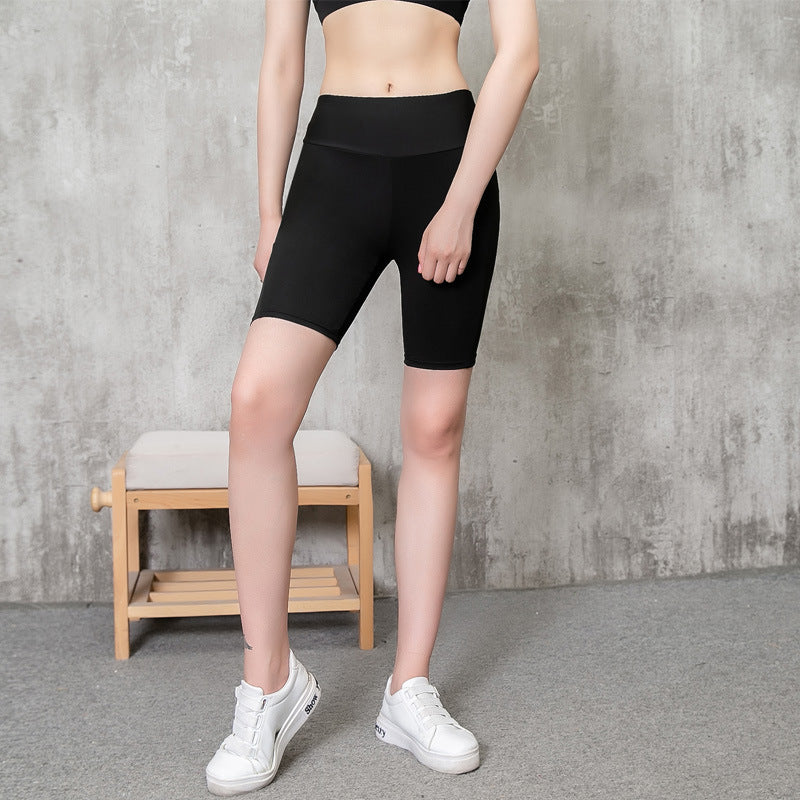 Hip-lifting high-stretch fitness pants