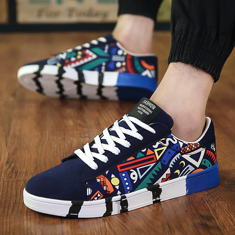 In the spring of 2021 new men's casual shoes shoes canvas shoes sport Metrosexual shoes 7631 Korean Students