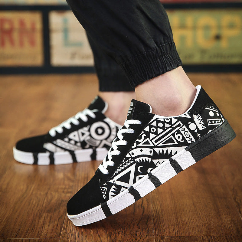 In the spring of 2021 new men's casual shoes shoes canvas shoes sport Metrosexual shoes 7631 Korean Students