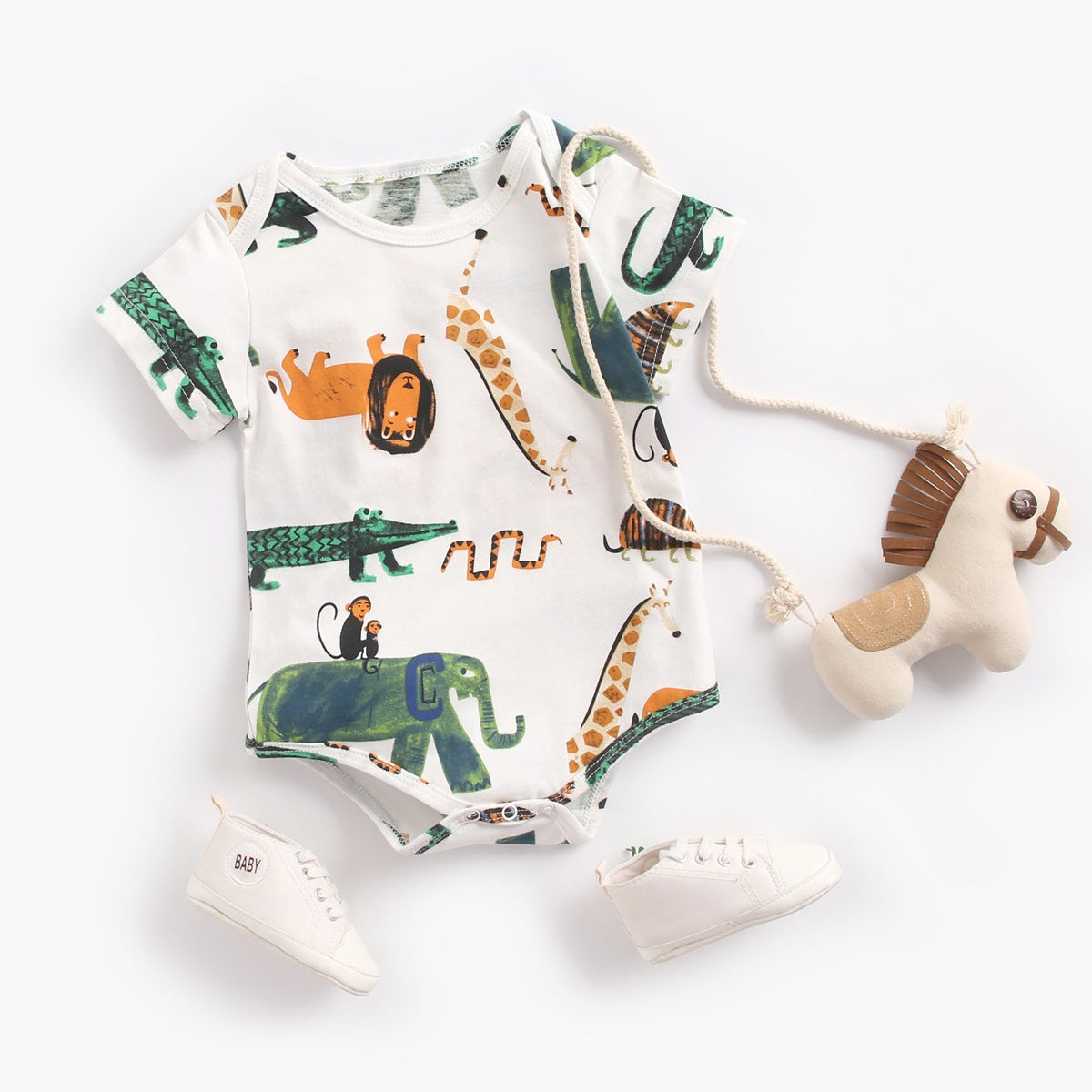 Newborn Baby Bodysuit Children Clothing Twins Fashion Girls Boy Clothes Jumpsuit Girls Clothing Suit Cotton 0-36M Body Bebe