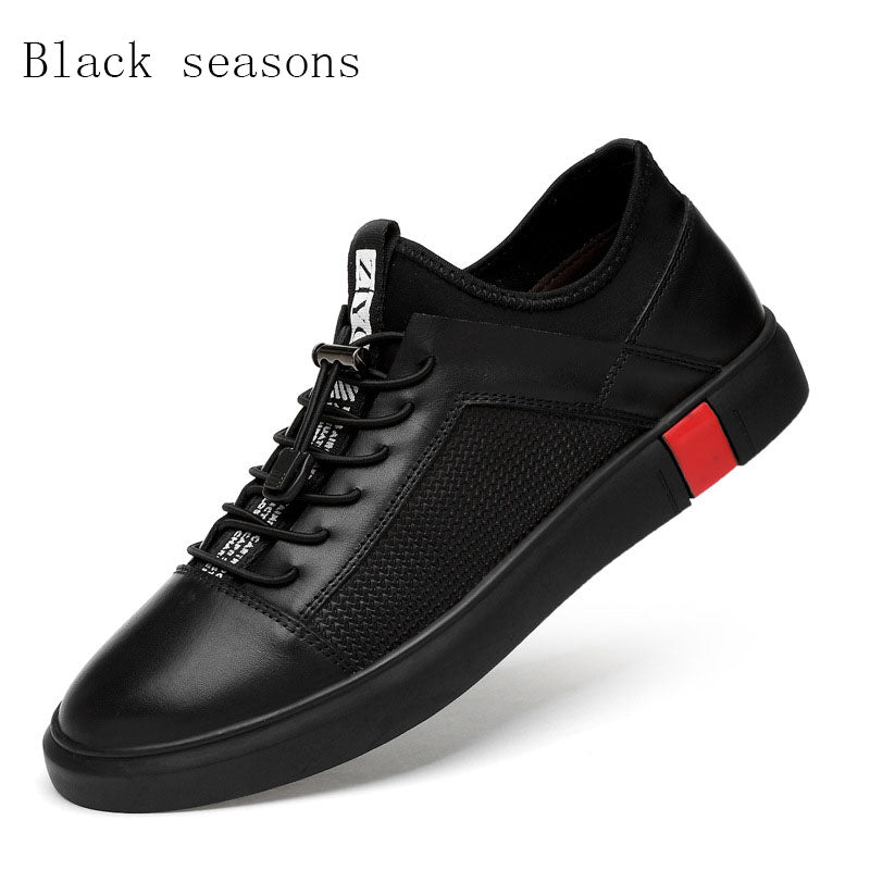 Men's Fashion Casual Top Layer Leather Sneakers
