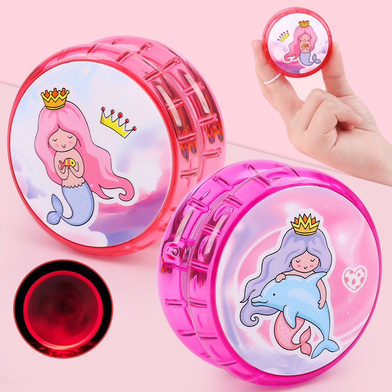Glowing Yo-Yo Boy Flash Toy Girl Live Sleep Professional Metal Yo-Yo