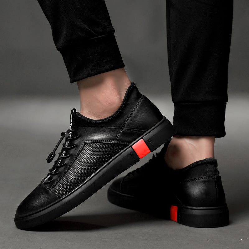 Men's Fashion Casual Top Layer Leather Sneakers