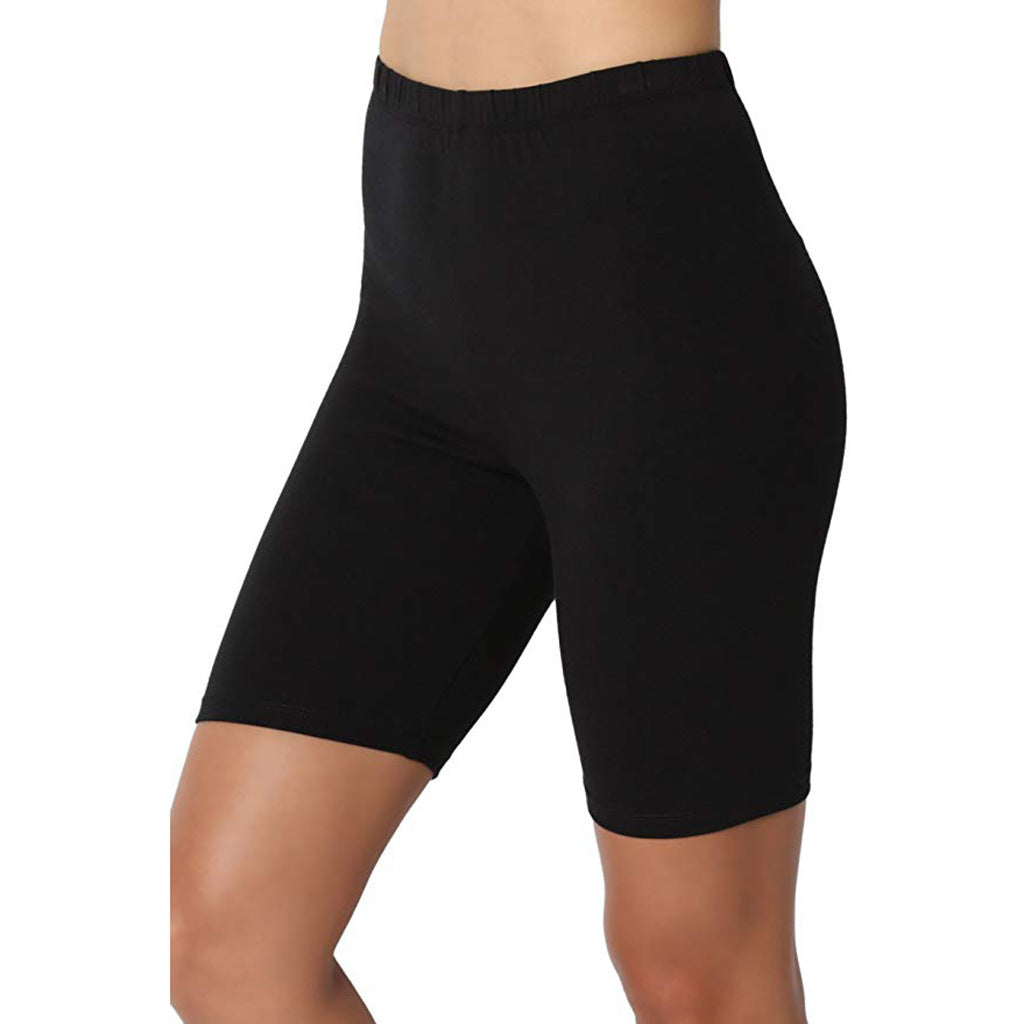 Women's Outer Multicolor Solid Color Flat Yoga Shorts
