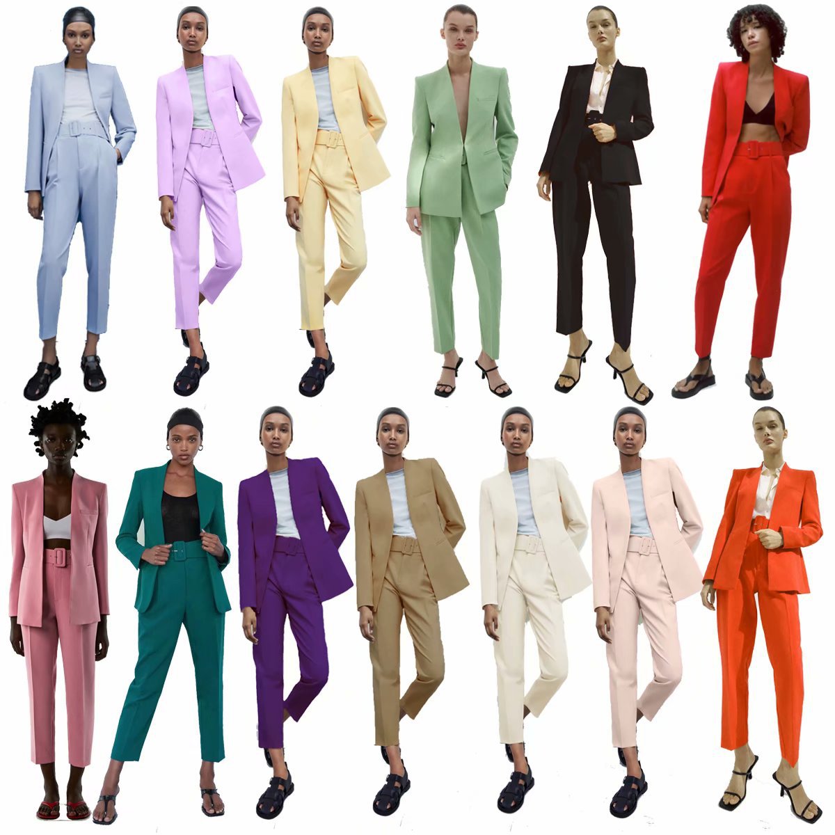 Spring And Summer Fashionable Color Small Suit Women Slim And Thin Texture Suit Jacket Tide