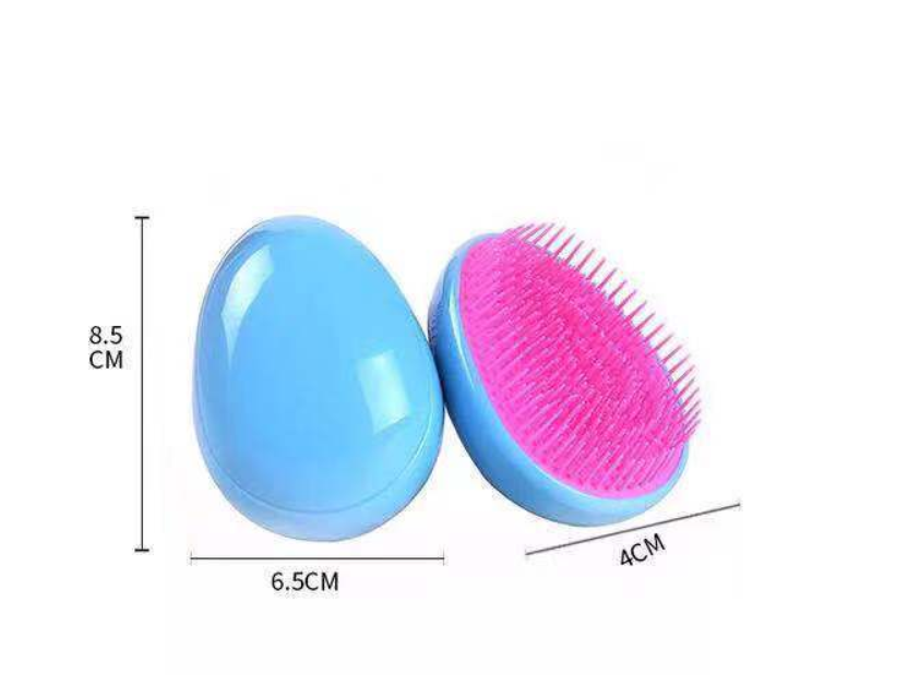 Egg hair combing straight hair comb