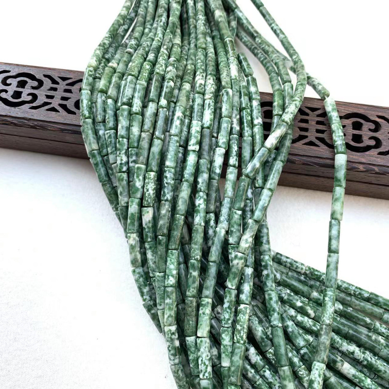 Natural Agate Tube Beaded Beaded Hairpin Headwear Handmade Diy Accessories