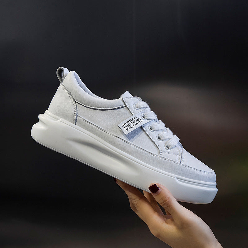 Platform white shoes ladies sports casual shoes