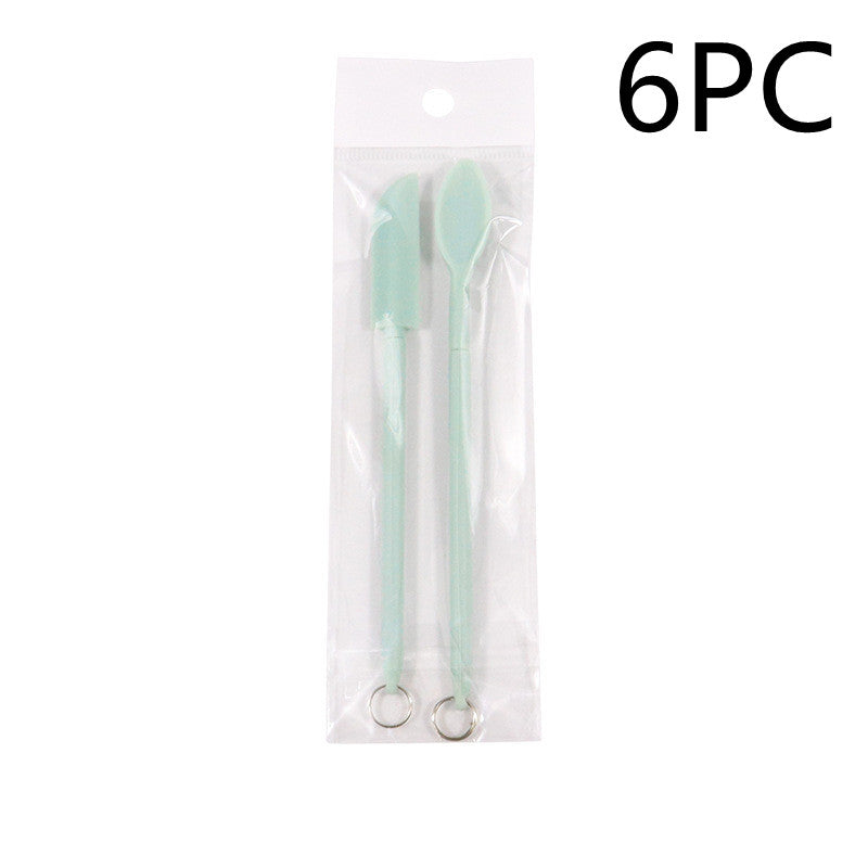 Cosmetic Silicone Spatula Mini Retractable Extended