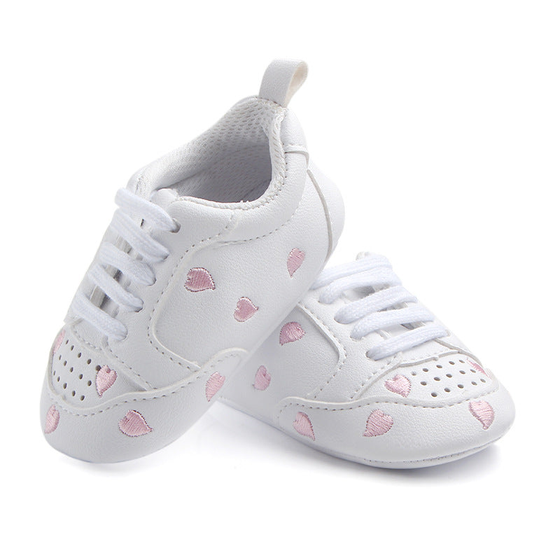 Sports Red Heart Five-star Baby's Shoes Toddler Shoes Soft Sole