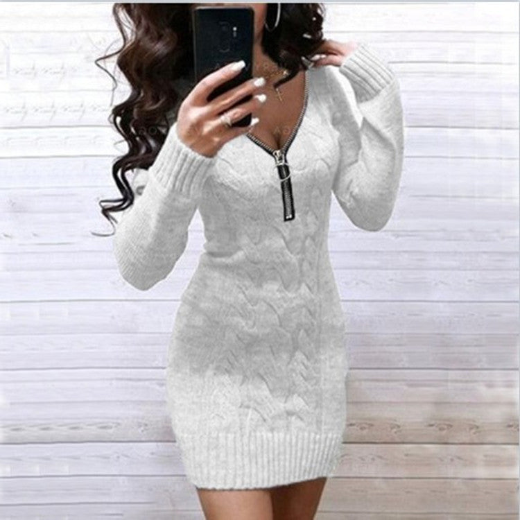 European And American Knitwear Dress Women