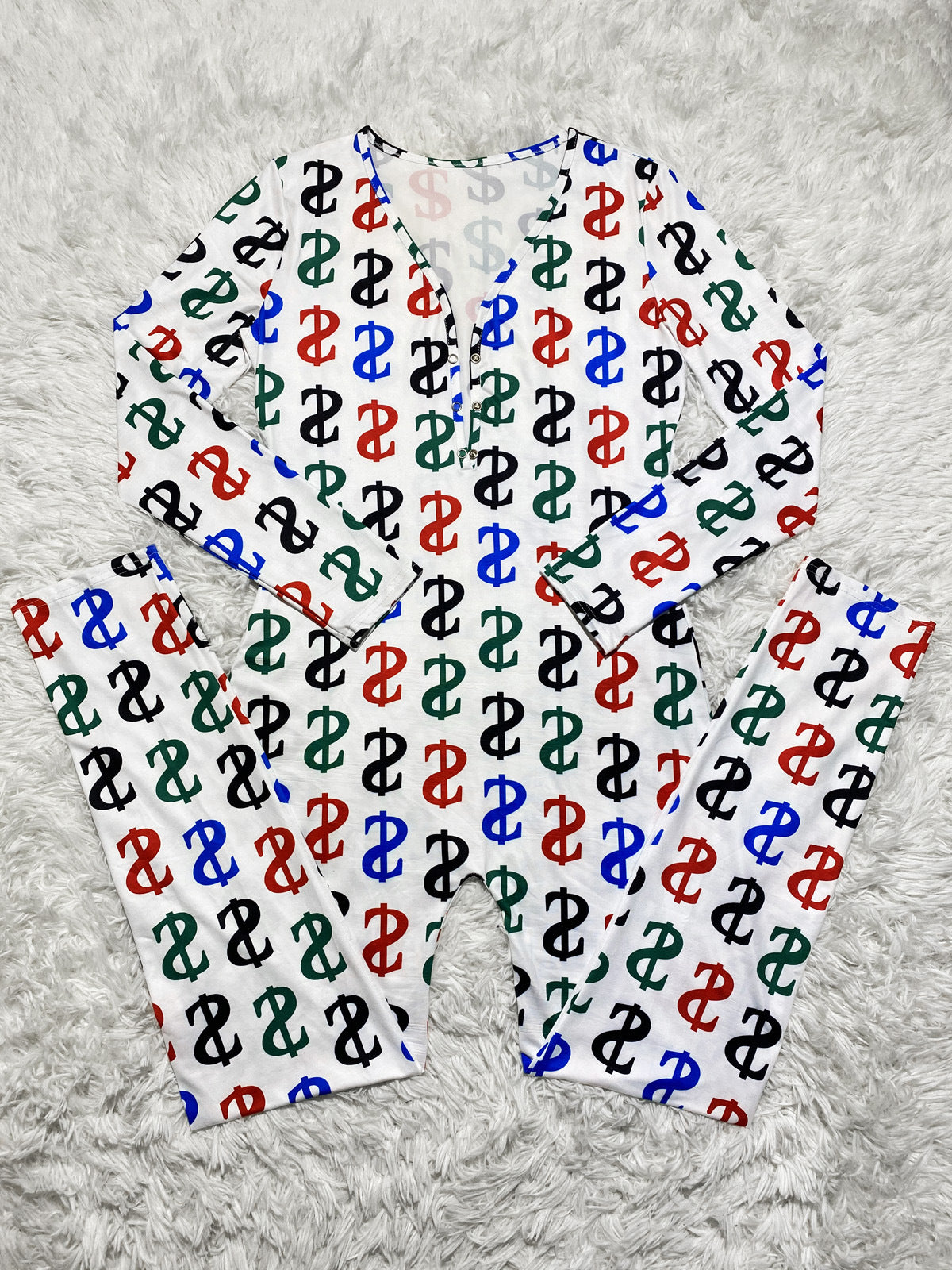 Casual Pattern Printed Long Sleeve Pants