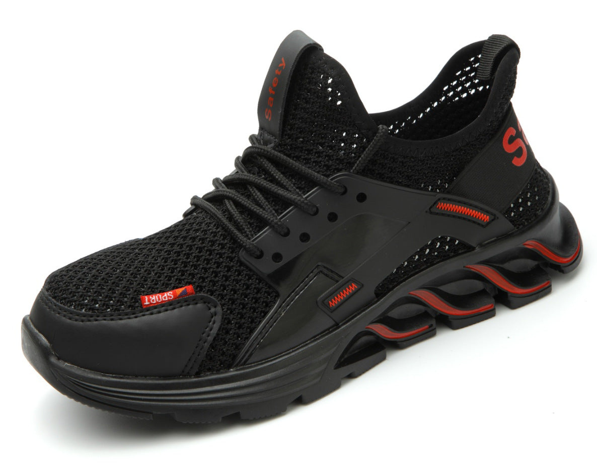 Light breathable deodorant safety shoes