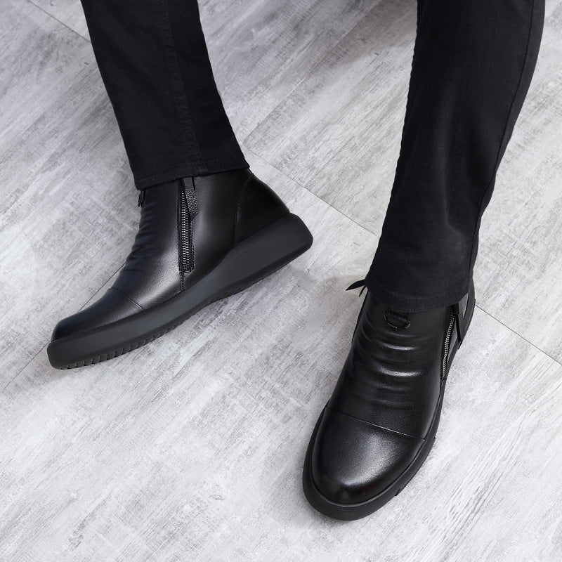 Outdoor leather shoes