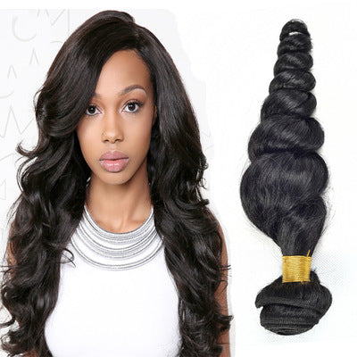 Loose wave real hair wig hair curtain vrigin hair factory direct selling luxurioutlet.com
