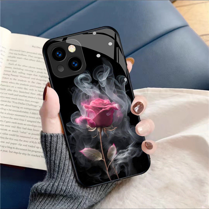 Smoked Red Rose Fashion Phone Case