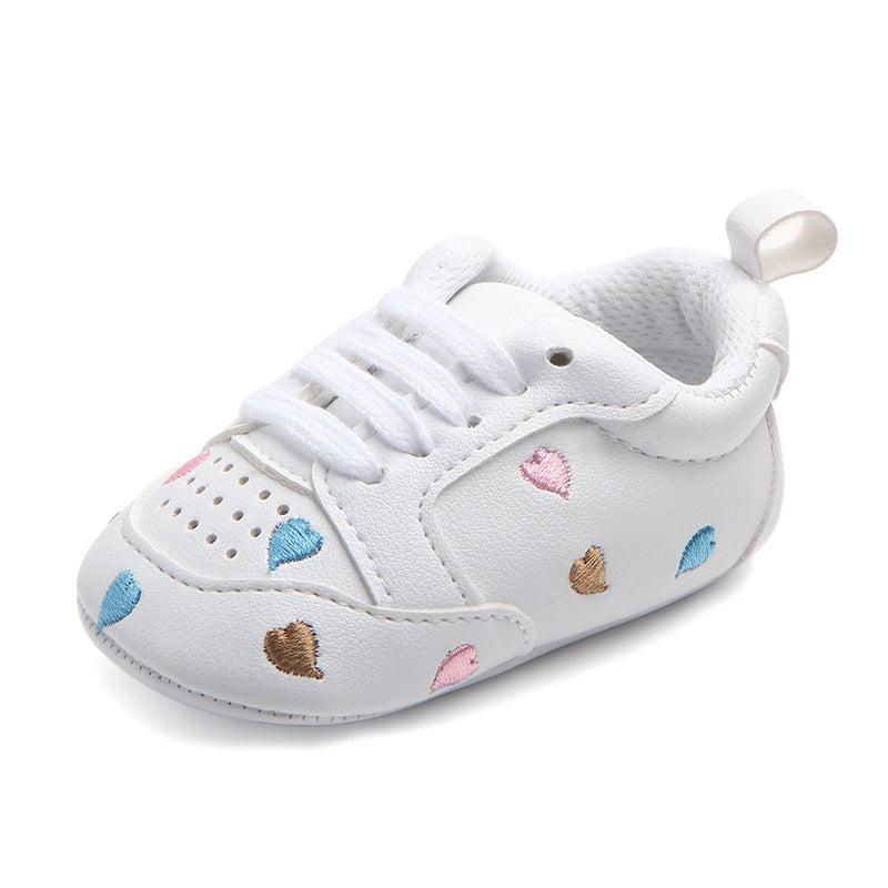 Sports Red Heart Five-star Baby's Shoes Toddler Shoes Soft Sole