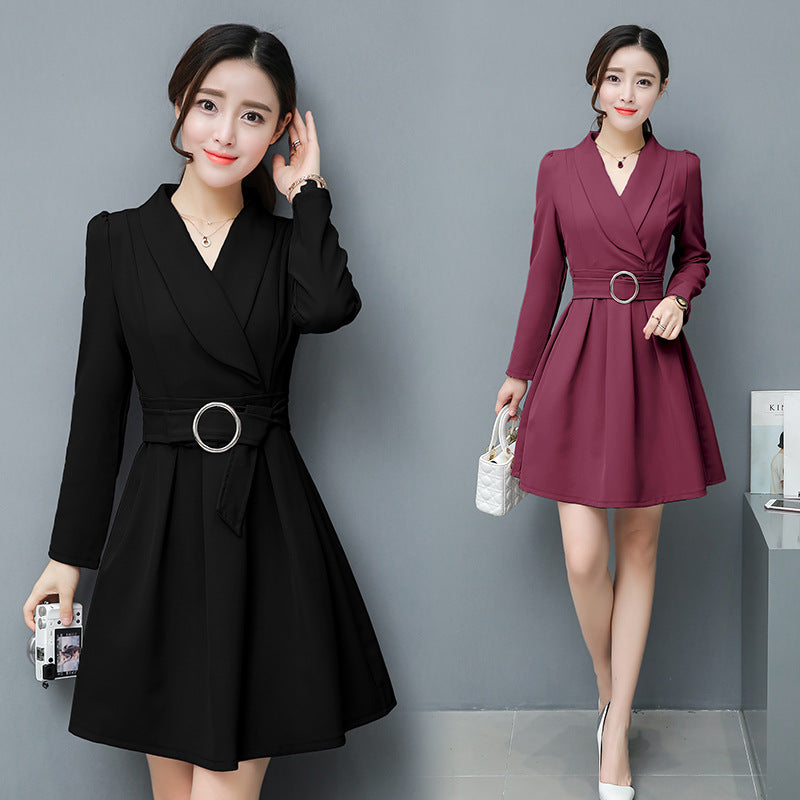 2021 new dress slim slim skirt backing