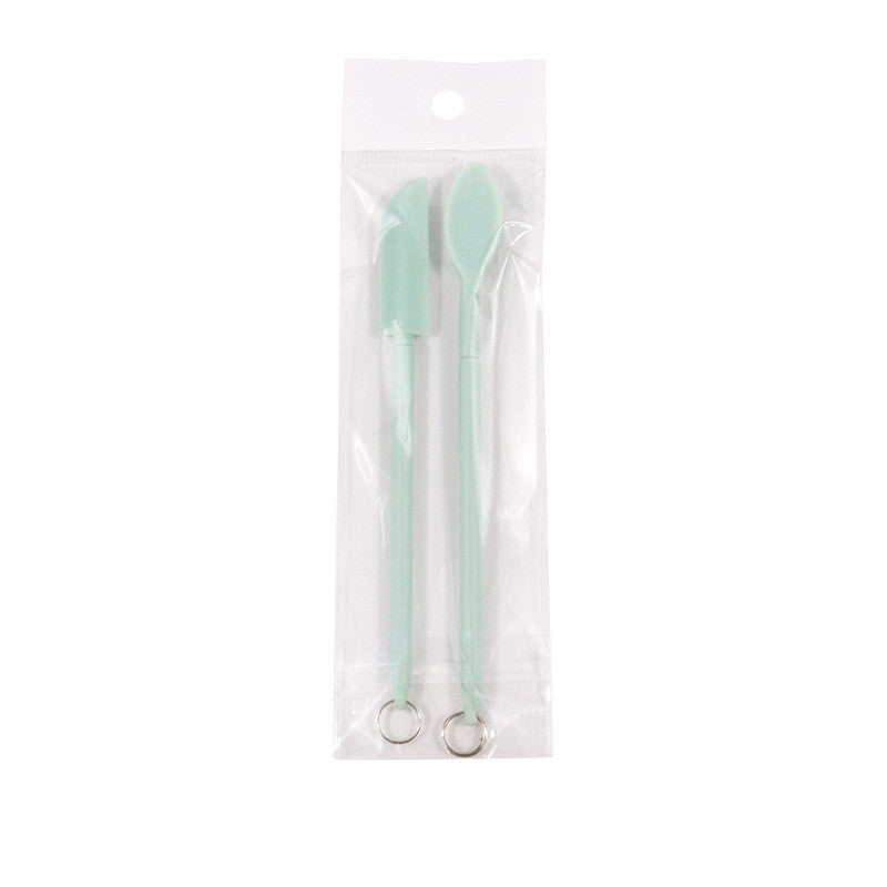 Cosmetic Silicone Spatula Mini Retractable Extended