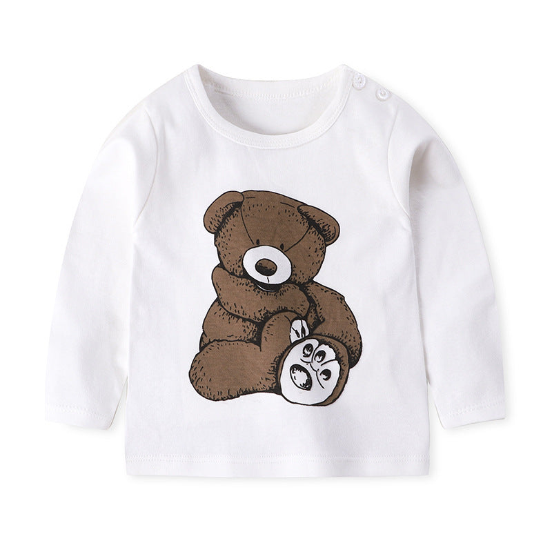 Boys Long Sleeved T Shirt Spring And Autumn Clothes