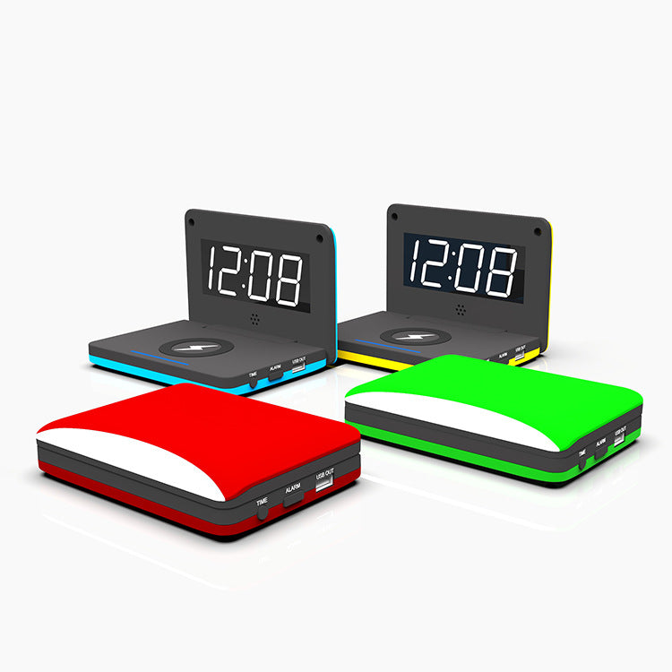 Foldable wireless charging subclock