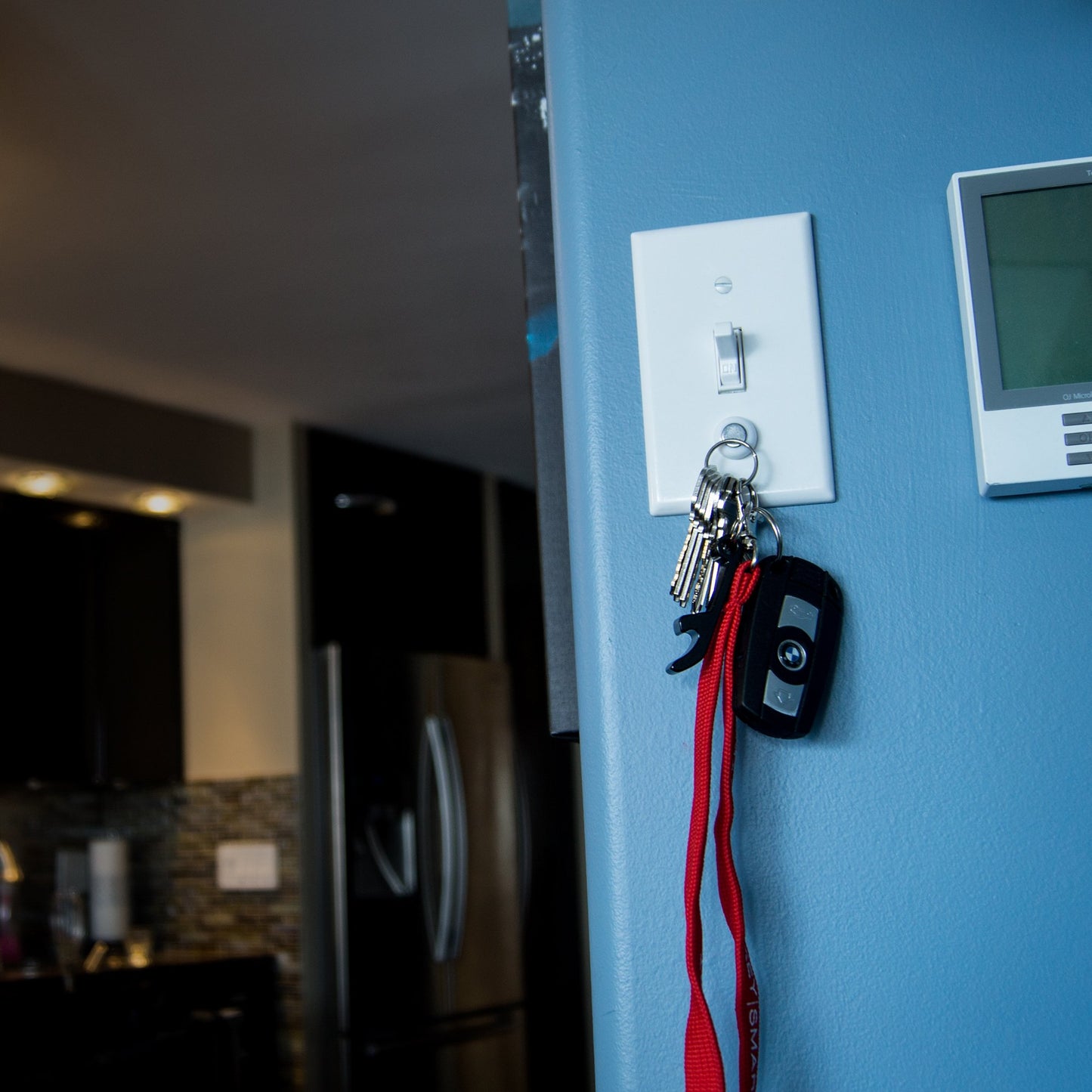 Magnetic Adsorption Key Storage Hook Wire Fixer