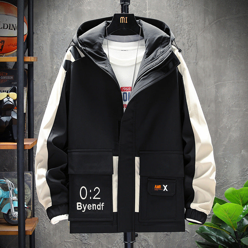 Workwear Jacket Korean Style Trendy And Handsome Men's Top Clothes