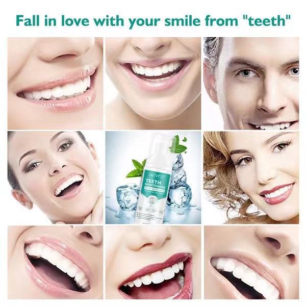 Whitening Teeth Remove Smoke Stain Mousse Toothpaste