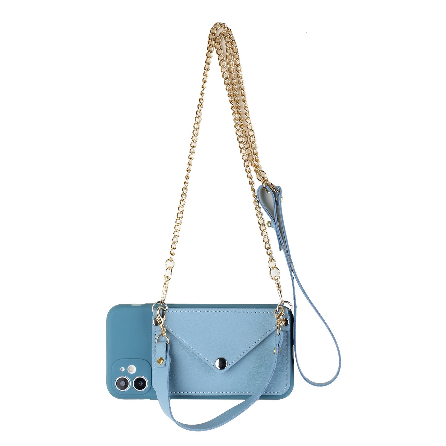 Handheld Messenger Rope Mobile Phone Case With Card Bag