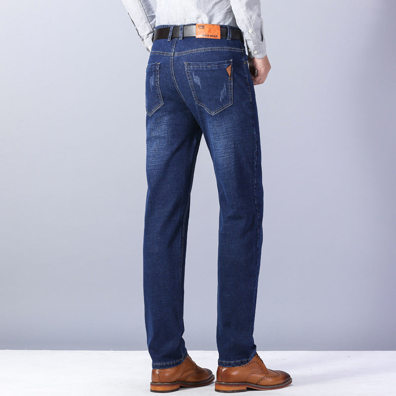 Business Casual Stretch Straight-leg Jeans