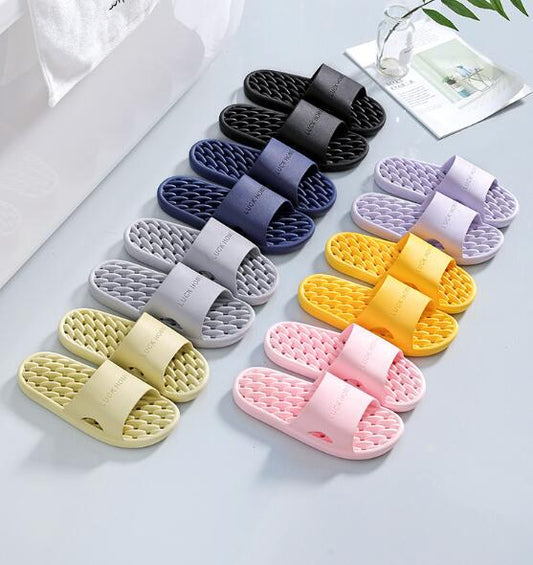 Women's Summer Home Indoor Non-slip Leaking Bathroom Slippers