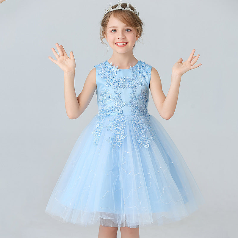 Children's Sleeveless Pettiskirt Dress