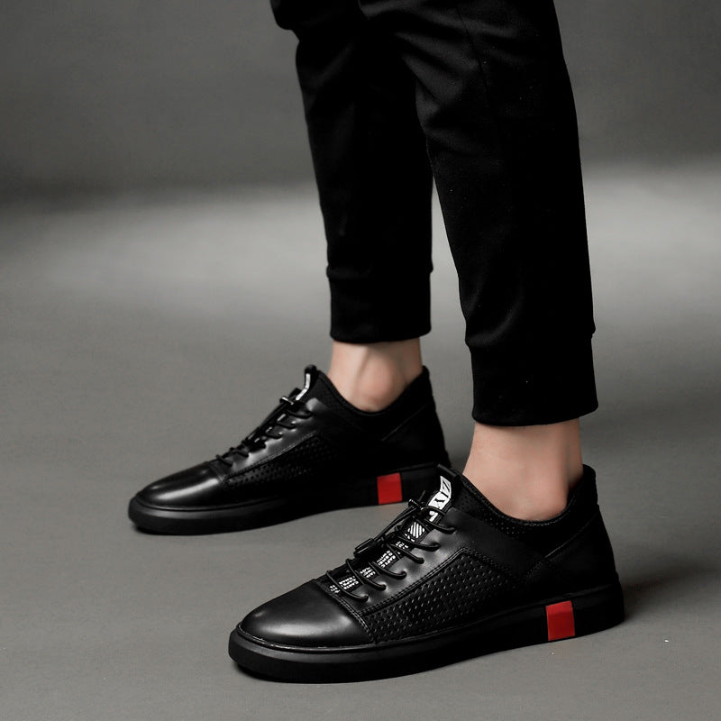 Men's Fashion Casual Top Layer Leather Sneakers