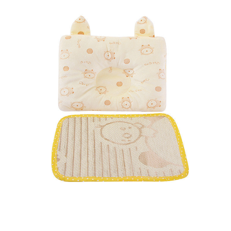 Yulan Beiji baby shaped pillow correction of baby deflection prevention pillow adjustable flat head cartoon pillow