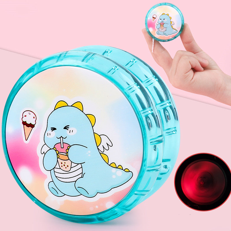 Glowing Yo-Yo Boy Flash Toy Girl Live Sleep Professional Metal Yo-Yo