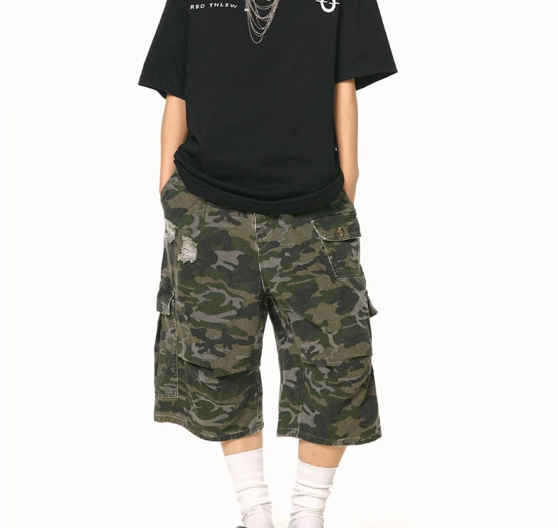 American Camouflage Workwear Shorts