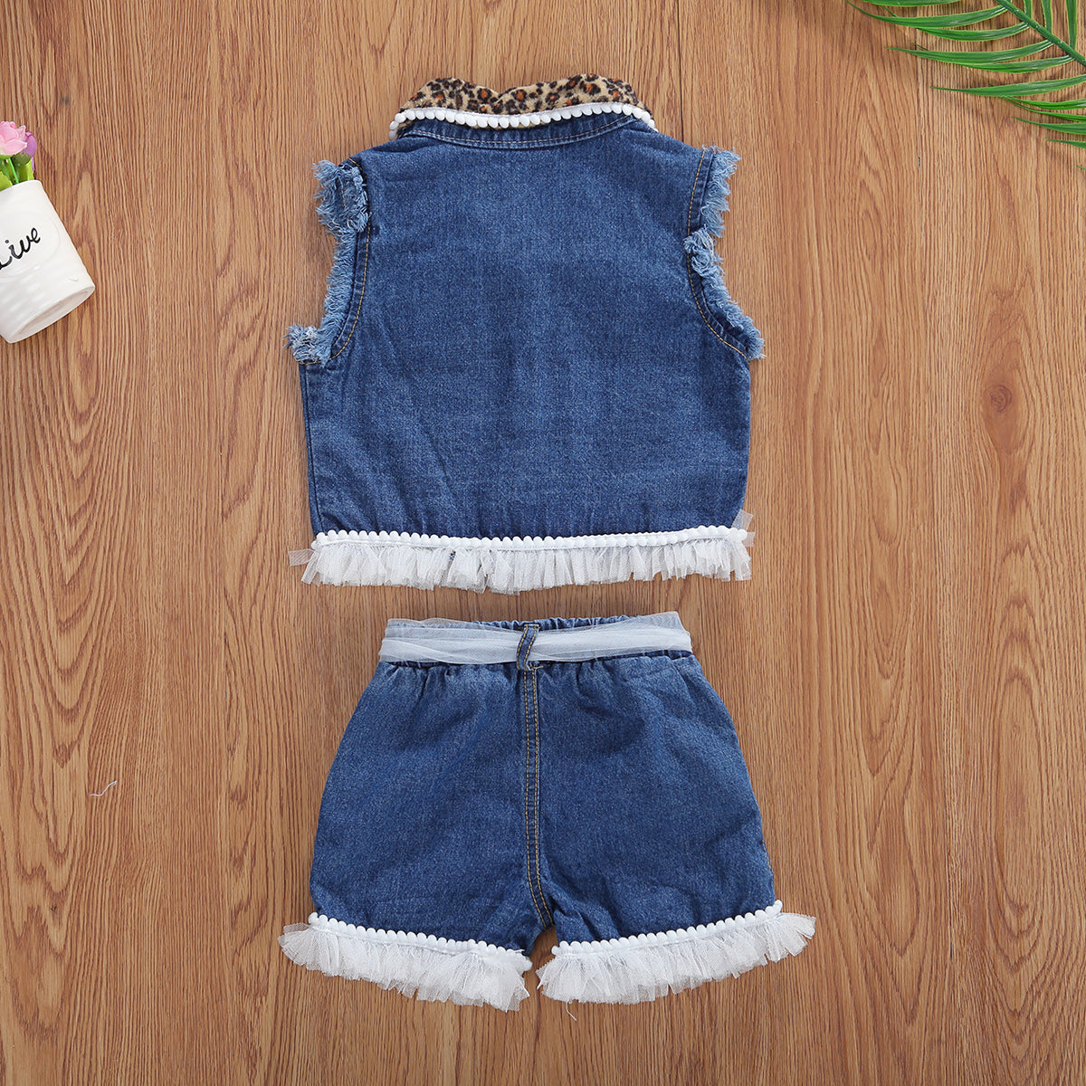 1-6 Year Old Girls Clothes Set Sleeveless Tink Top Shorts set. visit luxurioutlet.com