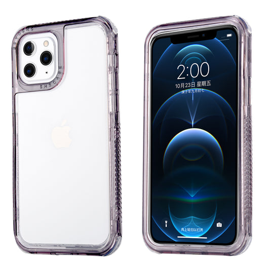 Compatible with Apple , The New Gradient Frame Is Suitable For Apple Transparent Phone Case