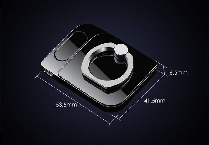 Fingerprint Sensor Touch Ignition Mobile Phone Holder Creative Usb Ring Buckle