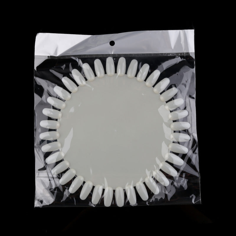 Nail Polish Big Round Nail Polish Glue Color  Card Display Rack