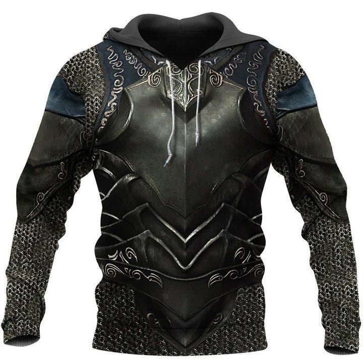 God Of War Men's Armor Printed Sweater Long Sleeve Sweater