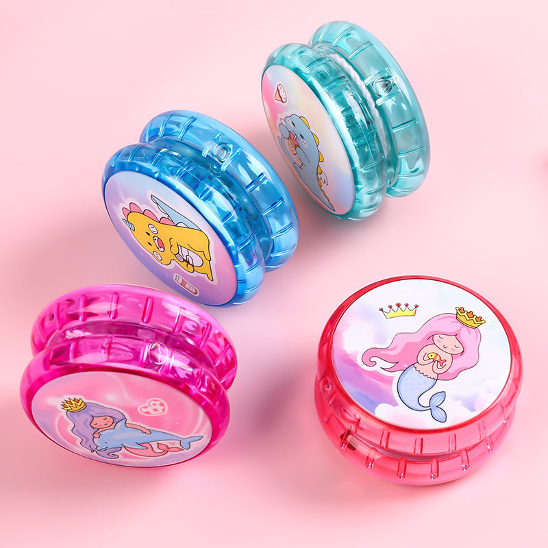 Glowing Yo-Yo Boy Flash Toy Girl Live Sleep Professional Metal Yo-Yo