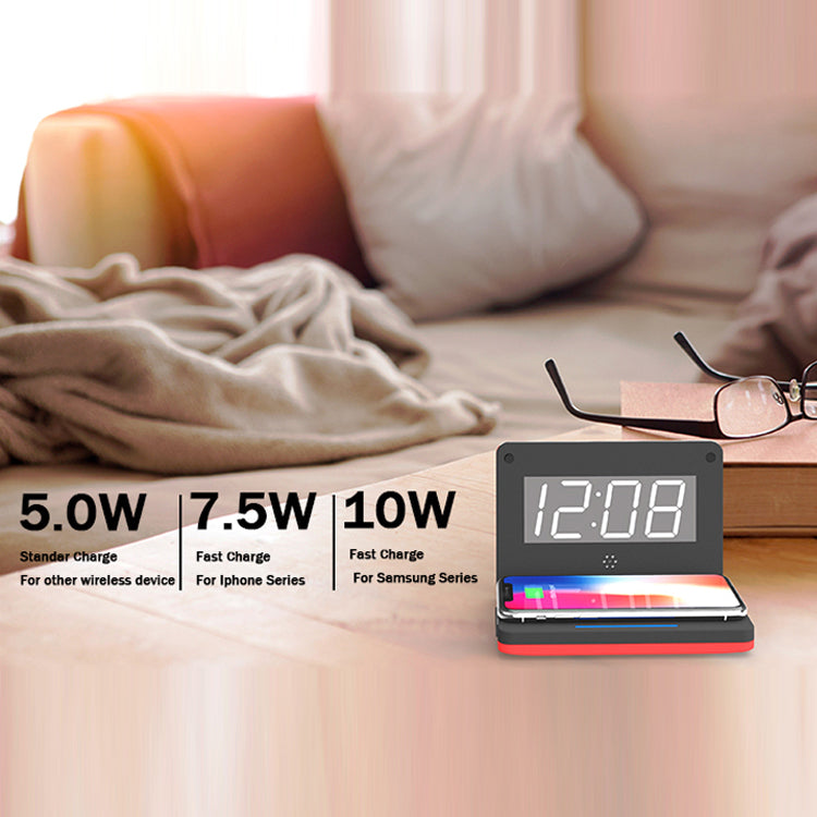 Foldable wireless charging subclock